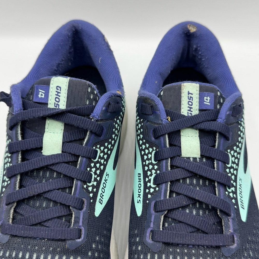 Brooks Women's Ghost 14 Blue Running Shoes 1203561B446 Sneakers Size 9 - Picture 3 of 12